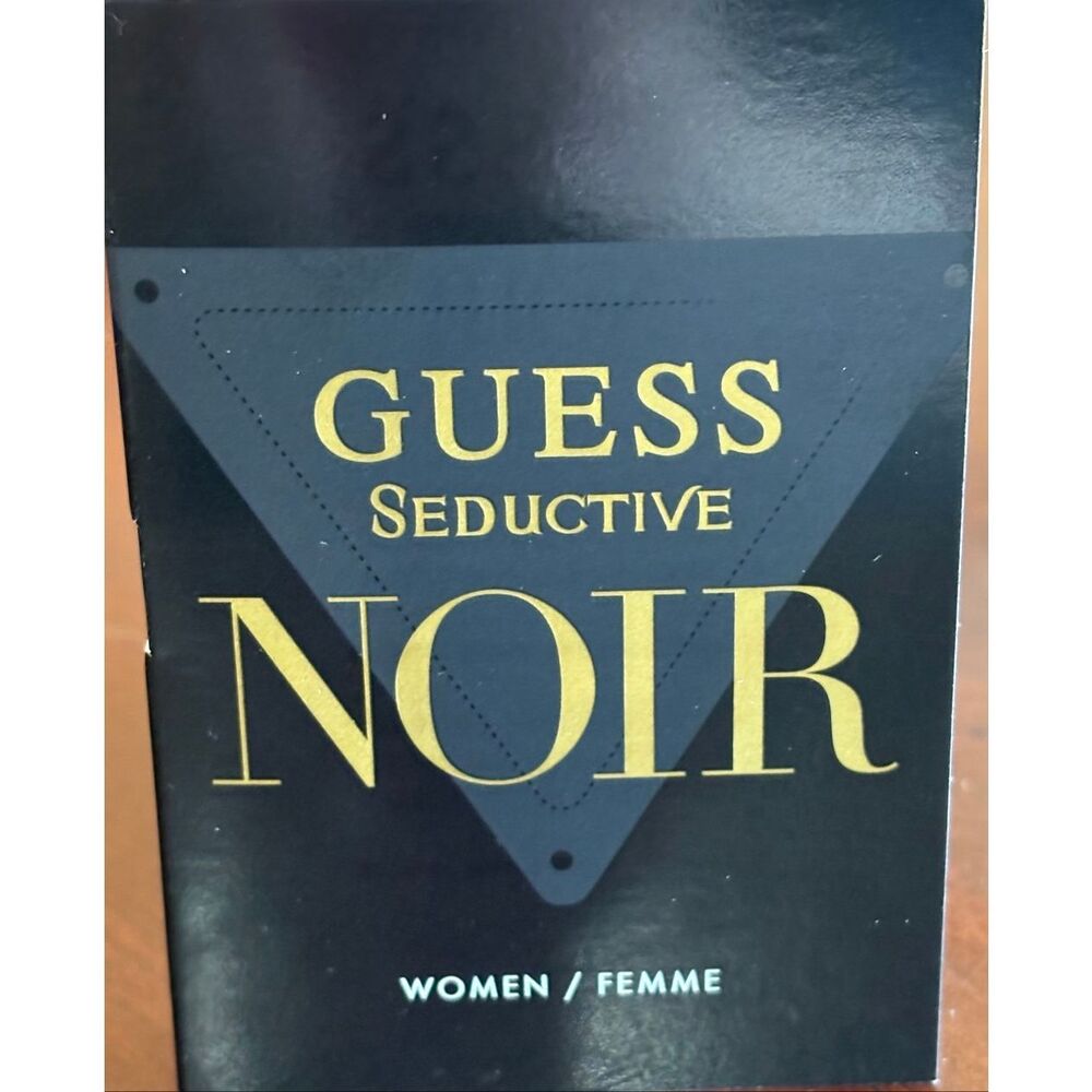 GUESS - NWT- 4 Sample Vials "Seductive Noir" Eau de Toilette for Her. Each 2 mL